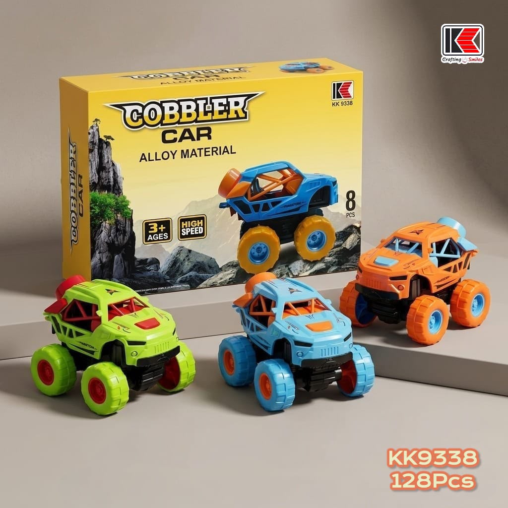 Alloy Metal Cobbler Monster Car | Pull-Back High Speed | Kidoyz