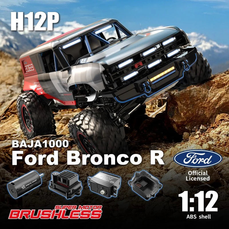 Hyper Soft Play MJX Hyper GO 1:12 Ford Branco R RC Car | Kidoyz