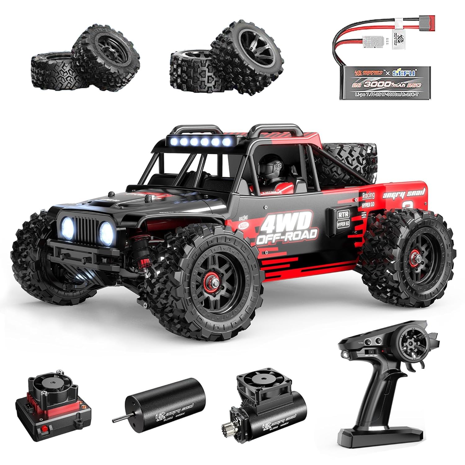 Hyper Soft Play MJX Hyper Go 1:14 4WD Off-road RC Truck | Kidoyz