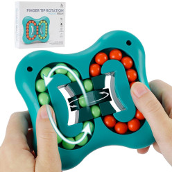 Kid Rotating Magic Bean | Finger Tip Rotation | Beads Magic Cube | Brain Puzzle | Brain Teaser Game Image of Kid Rotating Magic Bean | Finger Tip Rotation | Beads Magic Cube | Brain Puzzle | Brain Teaser Game