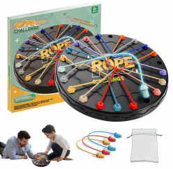 Rope Untangle Toy for Kids | Sensory & Educational Puzzle Toy | Fun Knot Game for Boys & Girls | Develops Focus & Motor Skills | Social Mind Activity Toy | Ages 3+ Image of Rope Untangle Toy for Kids | Sensory & Educational Puzzle Toy | Fun Knot Game for Boys & Girls | Develops Focus & Motor Skills | Social Mind Activity Toy | Ages 3+