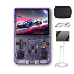 R36S Video Game Handheld Console, Built-in 64GB TF Card, 3.5 Inch IPS Screen, Retro Linux System, Support 15000+ Classic Games, 2.4G Wireless Gamepad, TV, Monitor Connection Image of R36S Video Game Handheld Console, Built-in 64GB TF Card, 3.5 Inch IPS Screen, Retro Linux System, Support 15000+ Classic Games, 2.4G Wireless Gamepad, TV, Monitor Connection