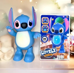 Dancing Lovely Stitch Musical Toy – Big Size | 3D Lights & Music | Rotating Funny Dance Toy for Kids | Cute Cartoon Character Toy Image of Dancing Lovely Stitch Musical Toy – Big Size | 3D Lights & Music | Rotating Funny Dance Toy for Kids | Cute Cartoon Character Toy
