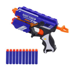 Image of Blaze Storm Hot Fire Soft Bullet Gun Toy With 10 Safe Soft Foam Bullets