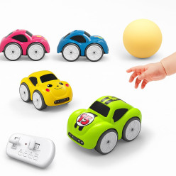 Image of Magic Induction RC Intelligent Sensor Car – 2.4GHz Remote Control Mini Car with Smart Music & LED Lighting, Line Sensing Infrared Following CAr